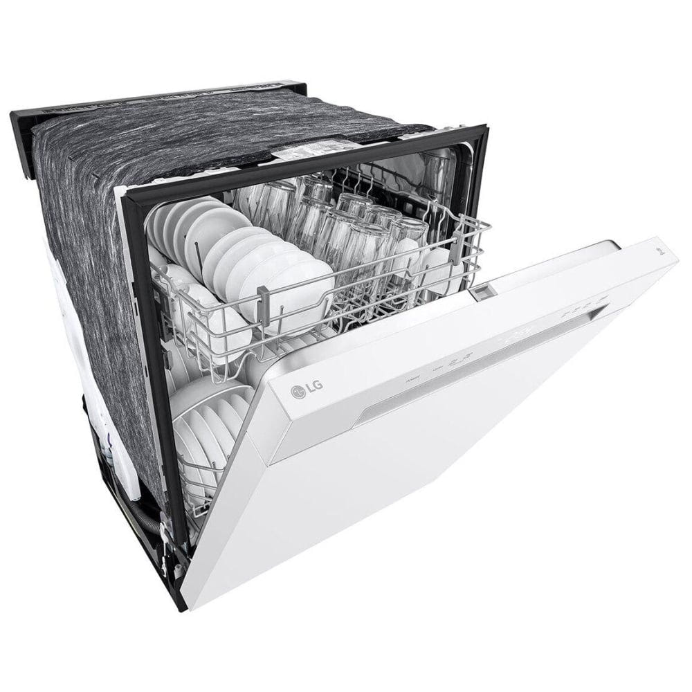 LG LDFC2423W Front Control Dishwasher with LoDecibel Operation and Dynamic Dry™
