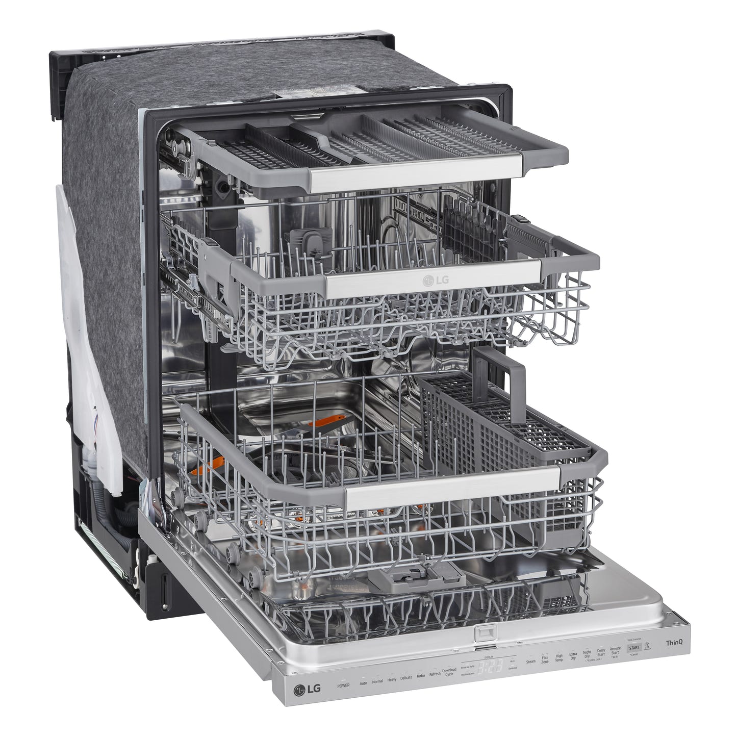 智能顶部控制洗碗机,配备 QuadWash™ Pro、TrueSteam® 和 Dynamic Dry™ LDPS6762S