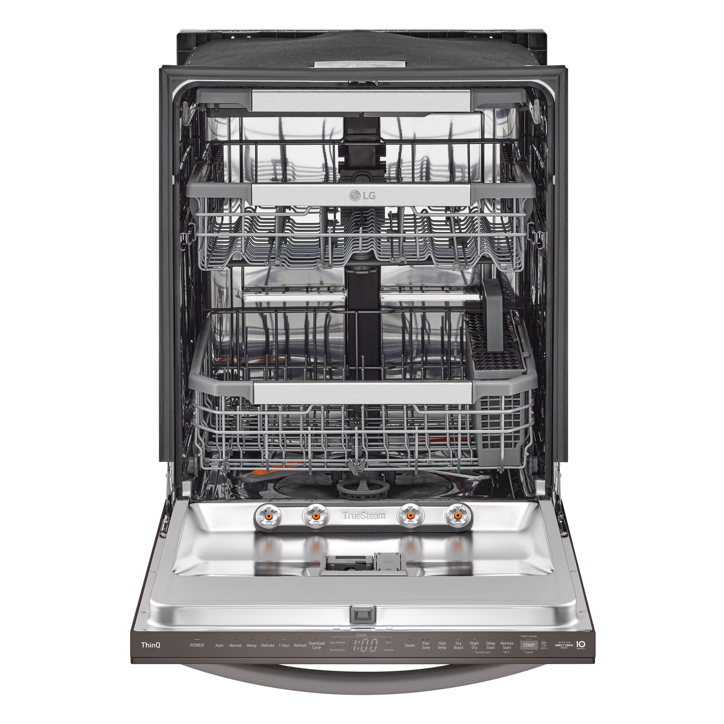 Smart Top Control Dishwasher with 1-Hour Wash & Dry, QuadWash Pro™, TrueSteam® and Dynamic Heat Dry™ LDTH7972D