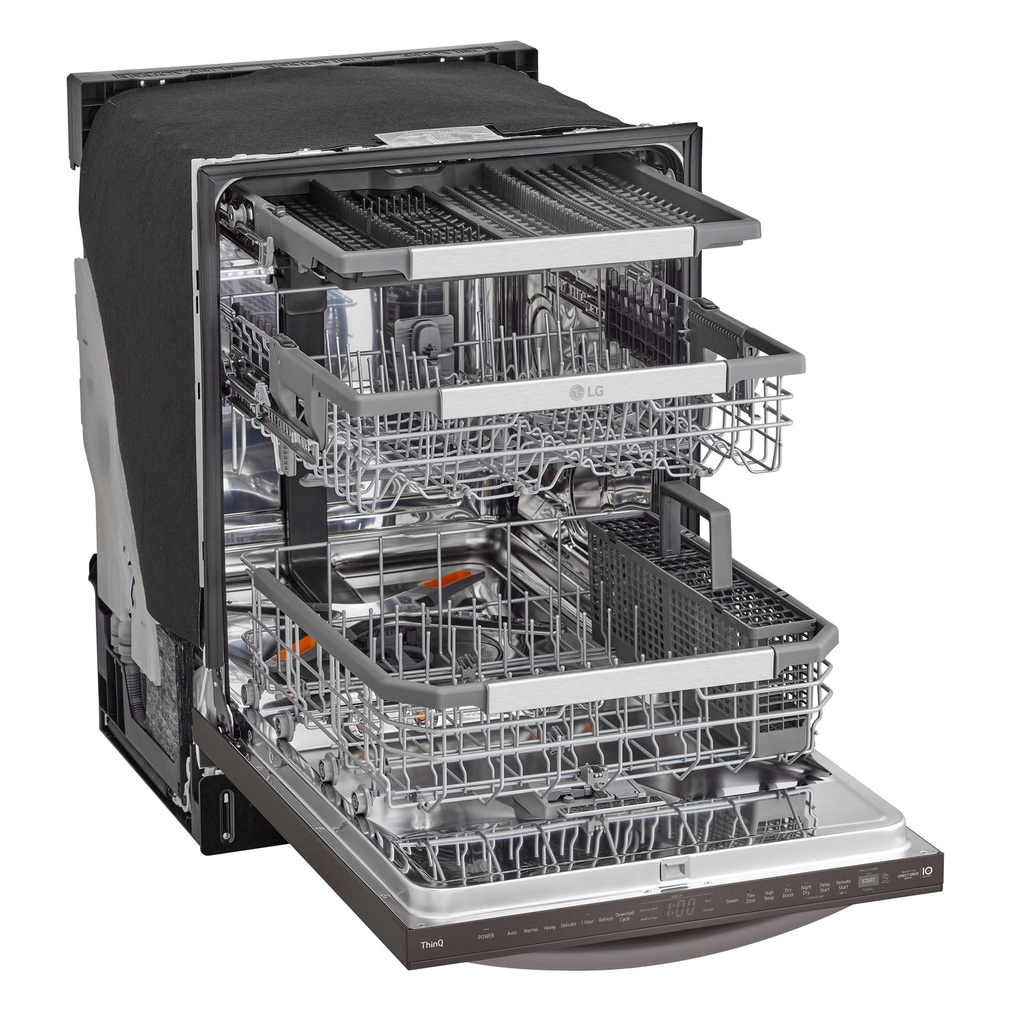 Smart Top Control Dishwasher with 1-Hour Wash & Dry, QuadWash Pro™, TrueSteam® and Dynamic Heat Dry™ LDTH7972D