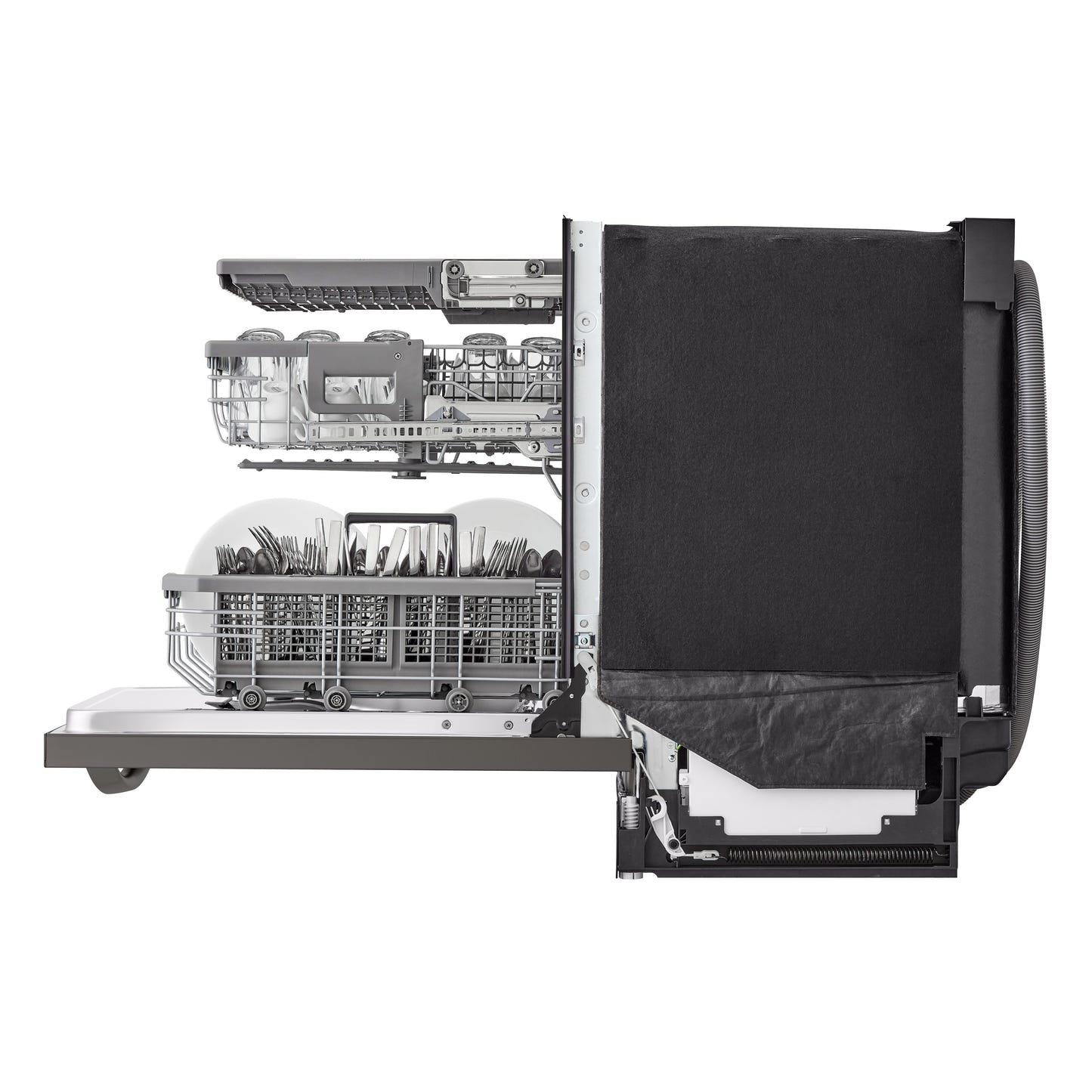 Smart Top Control Dishwasher with 1-Hour Wash & Dry, QuadWash Pro™, TrueSteam® and Dynamic Heat Dry™ LDTH7972D