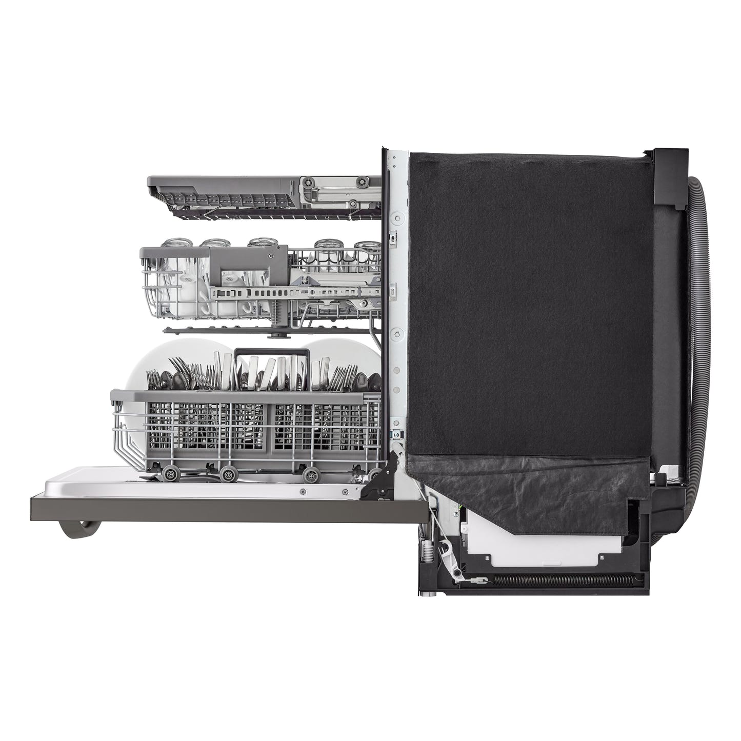 Smart Top Control Dishwasher with 1-Hour Wash & Dry, QuadWash Pro™, TrueSteam® and Dynamic Heat Dry™ LDTH7972D
