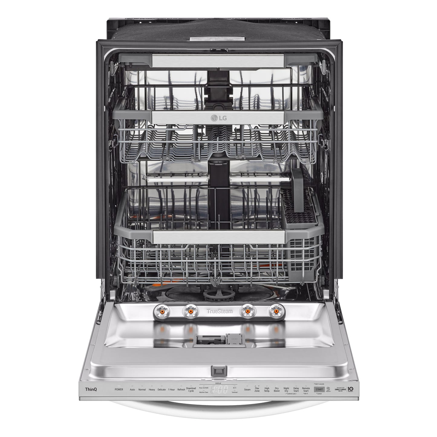 Smart Top Control Dishwasher with 1-Hour Wash & Dry, QuadWash Pro®, TrueSteam®, and Dynamic Heat Dry™ LDTH7972S
