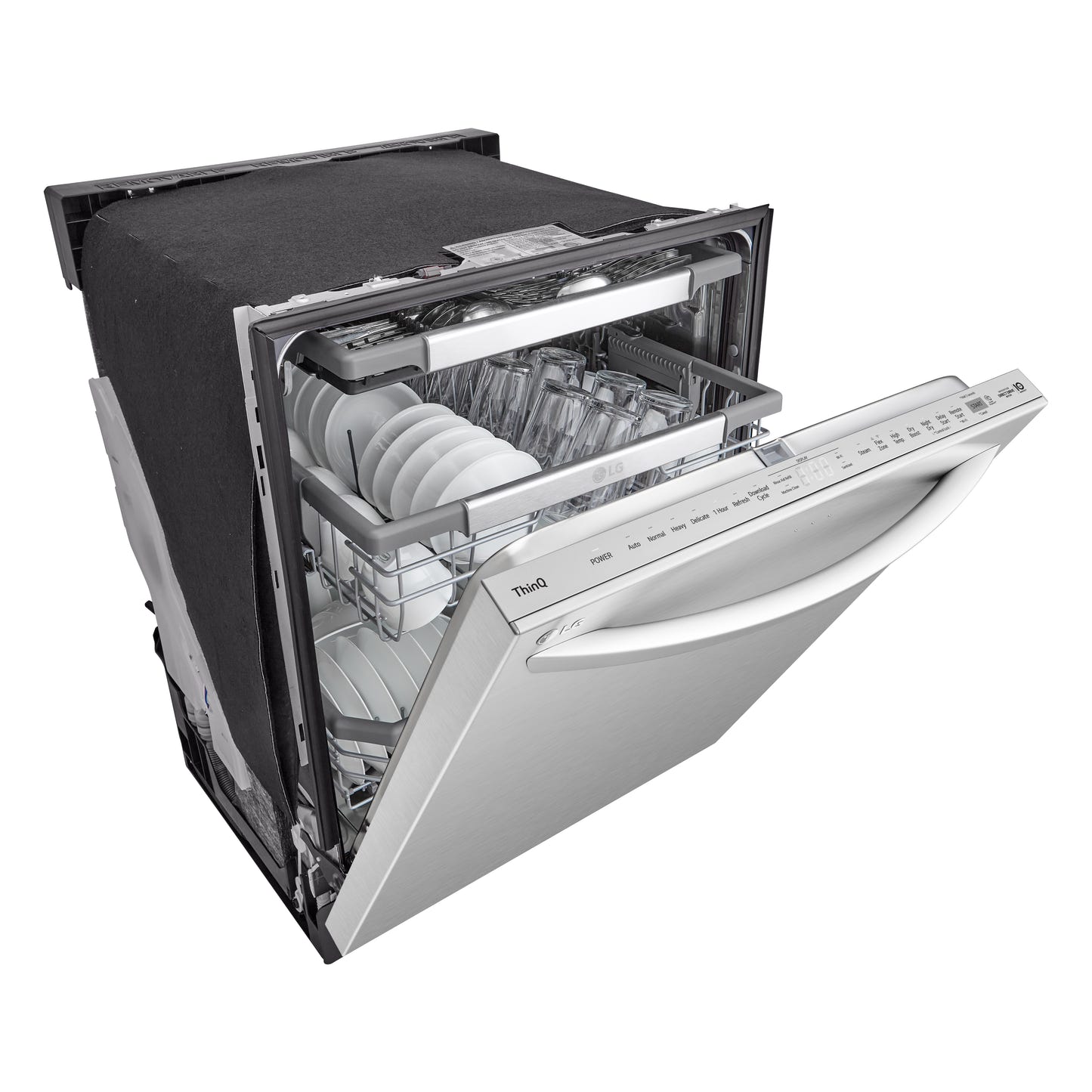 Smart Top Control Dishwasher with 1-Hour Wash & Dry, QuadWash Pro®, TrueSteam®, and Dynamic Heat Dry™ LDTH7972S