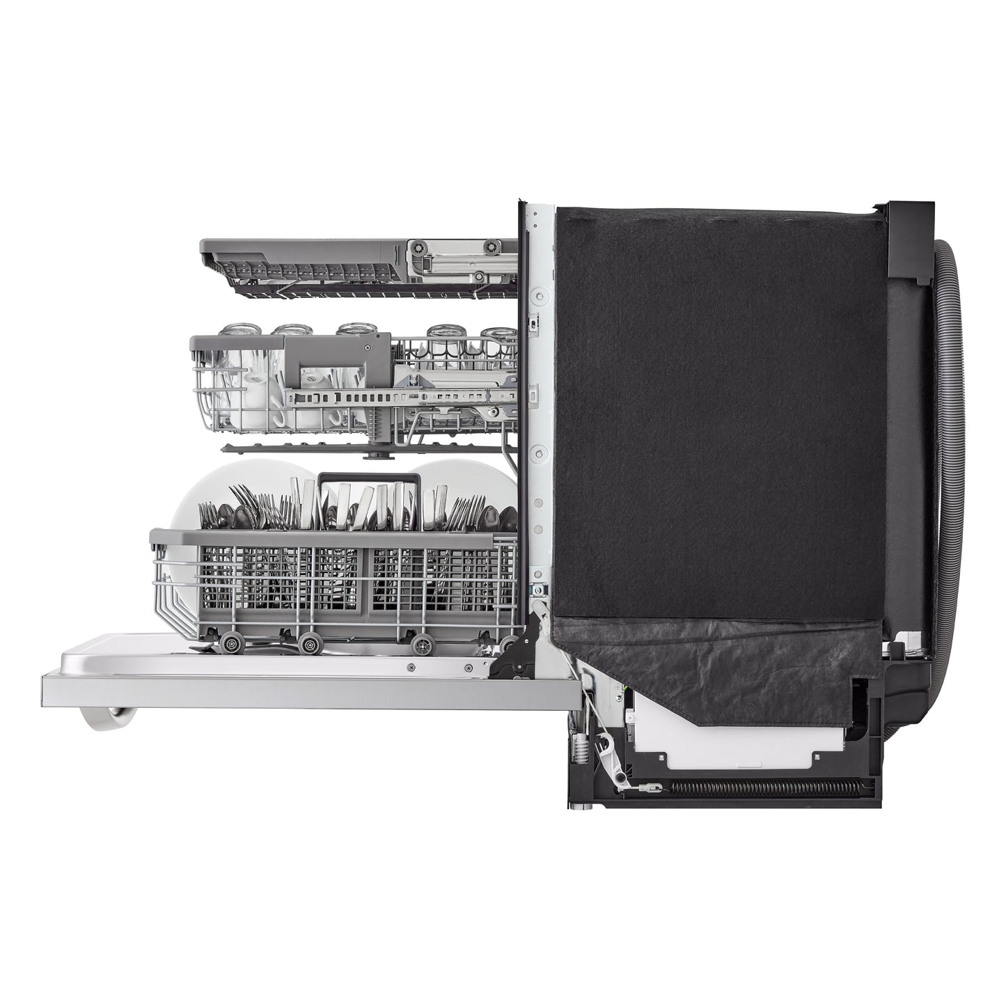 Smart Top Control Dishwasher with 1-Hour Wash & Dry, QuadWash Pro®, TrueSteam®, and Dynamic Heat Dry™ LDTH7972S