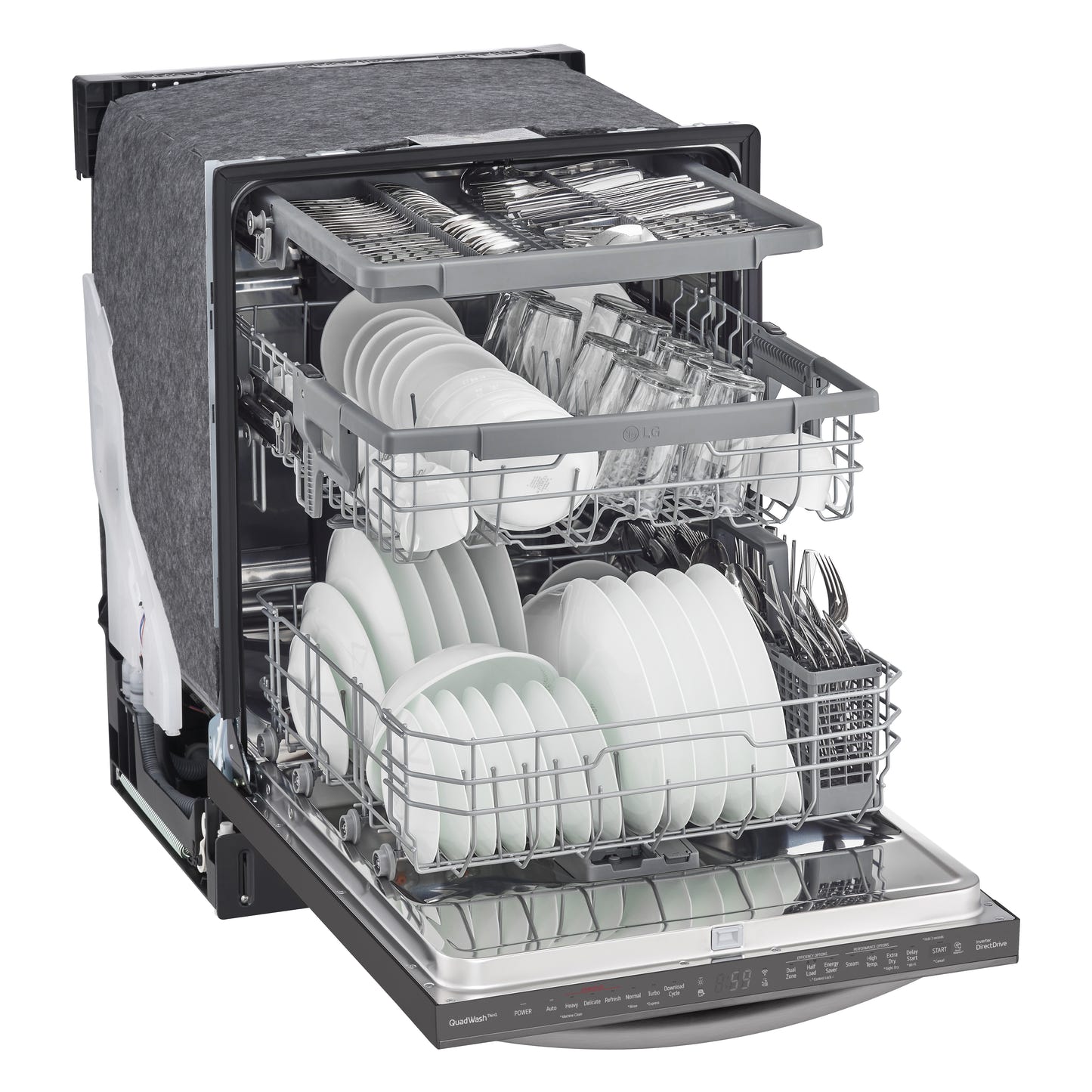 Top Control Wi-Fi Enabled Dishwasher with TrueSteam® and 3rd Rack LDTS5552D