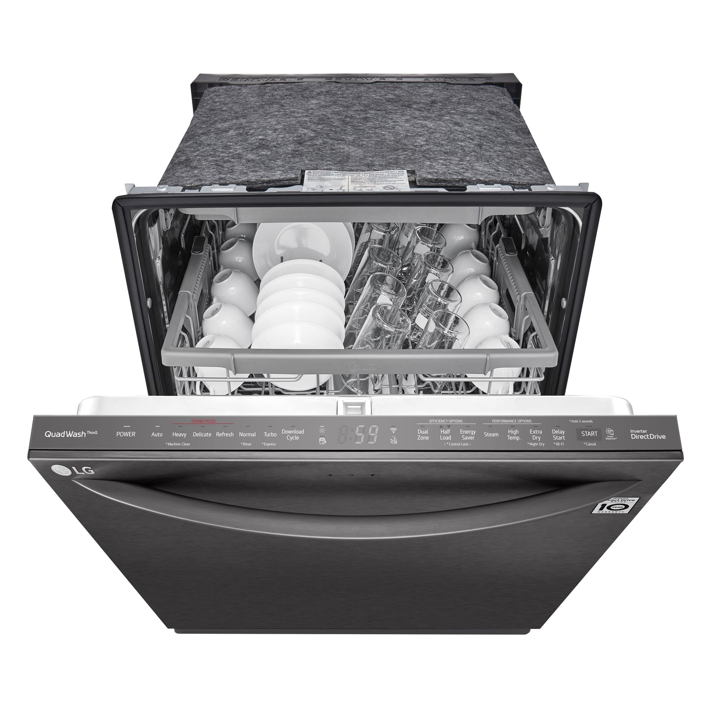 Top Control Wi-Fi Enabled Dishwasher with TrueSteam® and 3rd Rack LDTS5552D