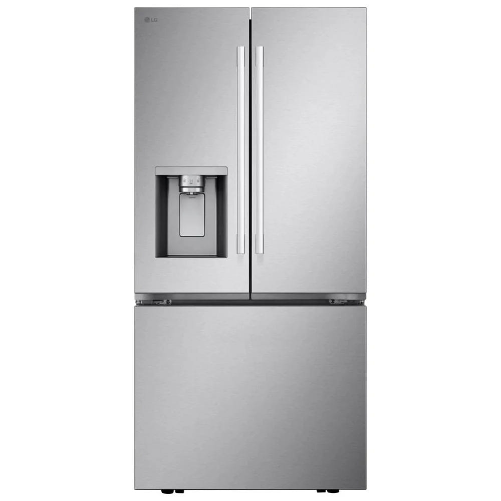 LG LF25H6330S 33" Standard Depth French Door, 25 Cu. Ft, Water Dispenser Exterior