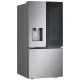LG LF25S6560S French Door Refrigerator, 33 inch Width, 24.5 cu. ft. Capacity, Water Dispenser (Exterior), Ice Dispenser (Thru Door), Stainless Steel colour