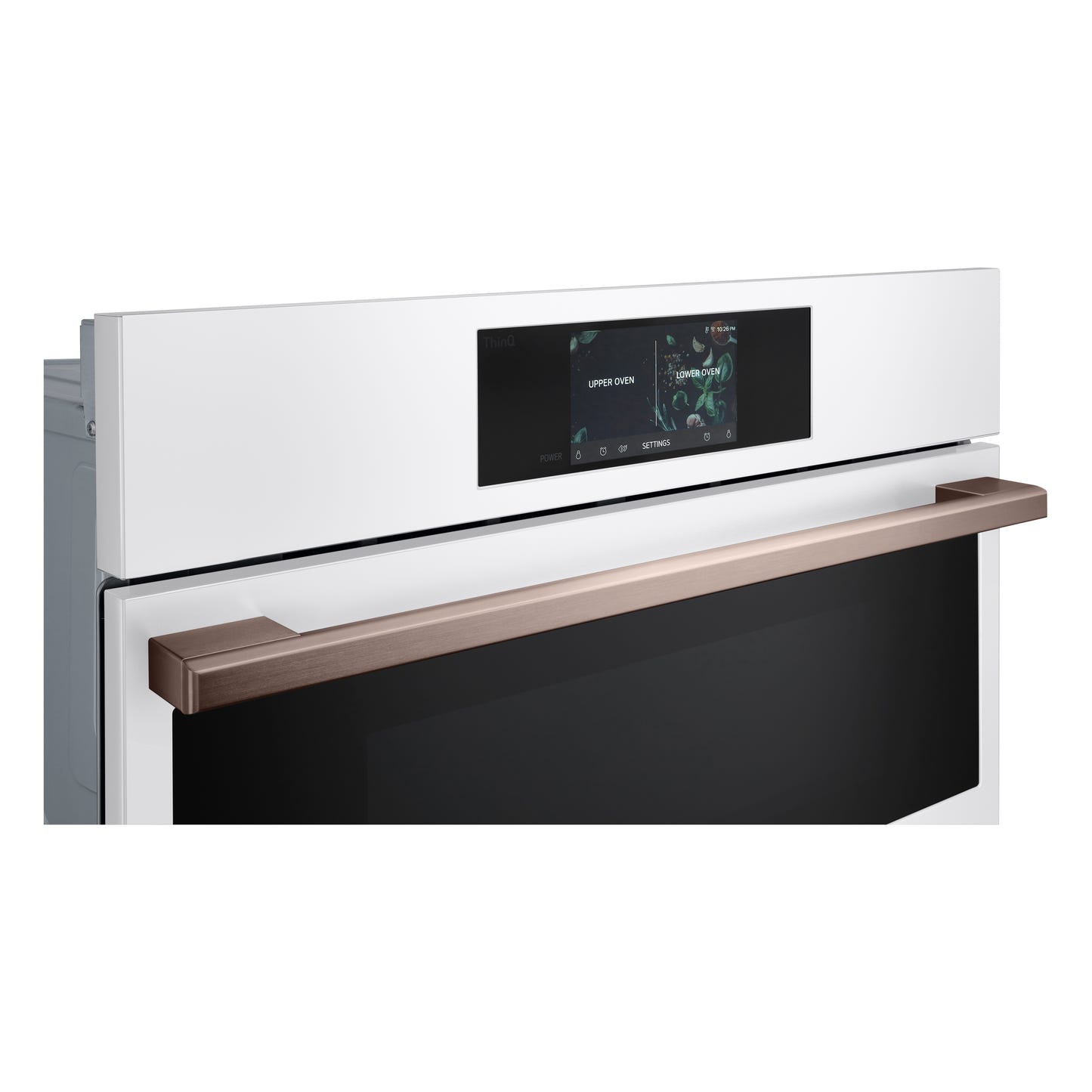 LG STUDIO Essence White 1.7/ 4.7 cu.ft. Combination Double Wall Oven WCES6428N