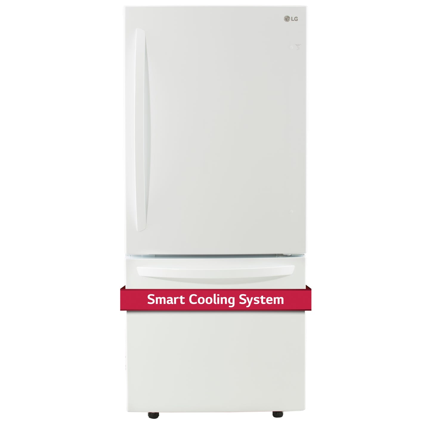 LG LRDNS2200W Bottom Freezer Refrigerator