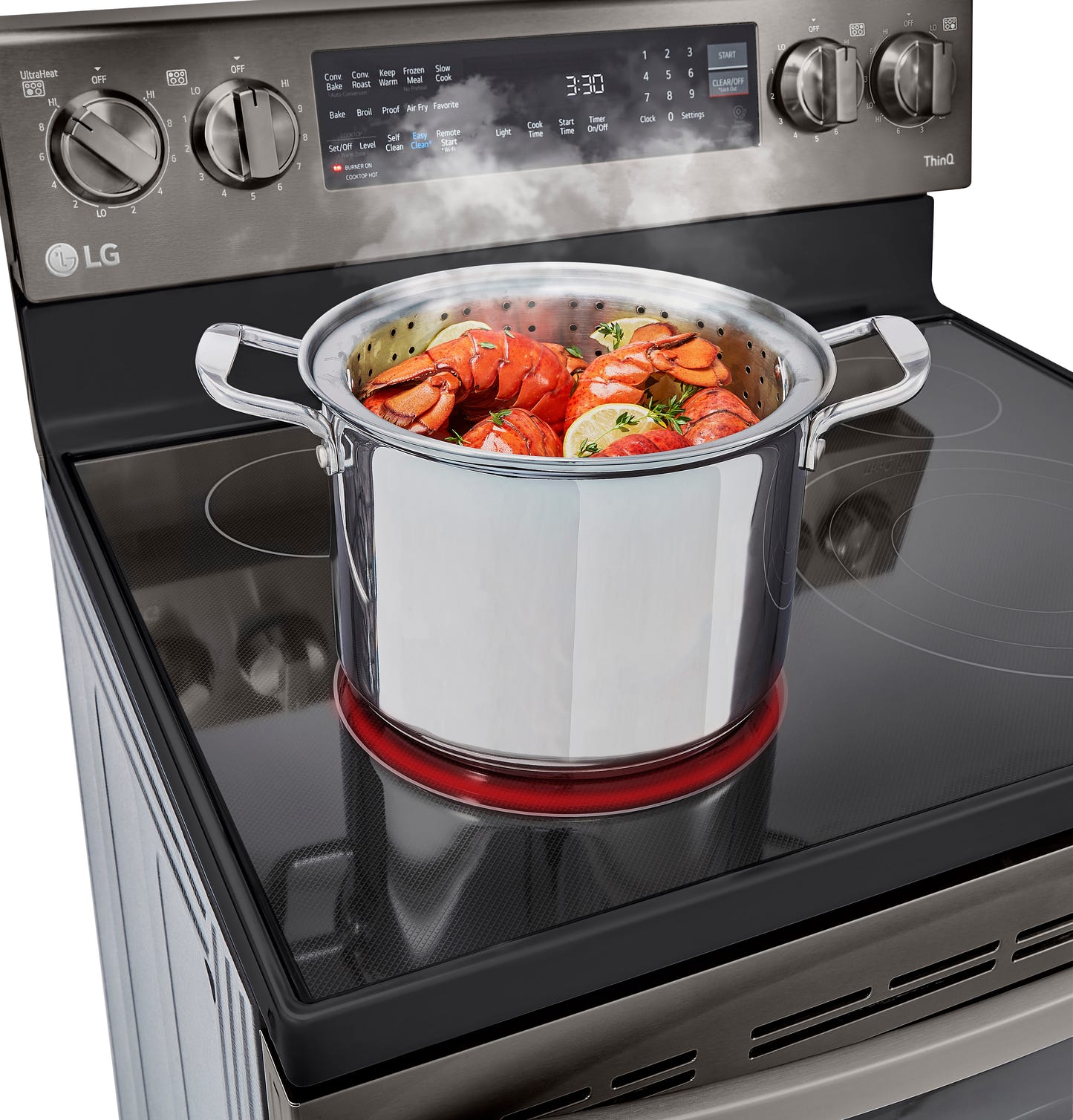 6.3 cu.ft. Air Fry InstaView ThinQ® Electric Ranges LREL6325D