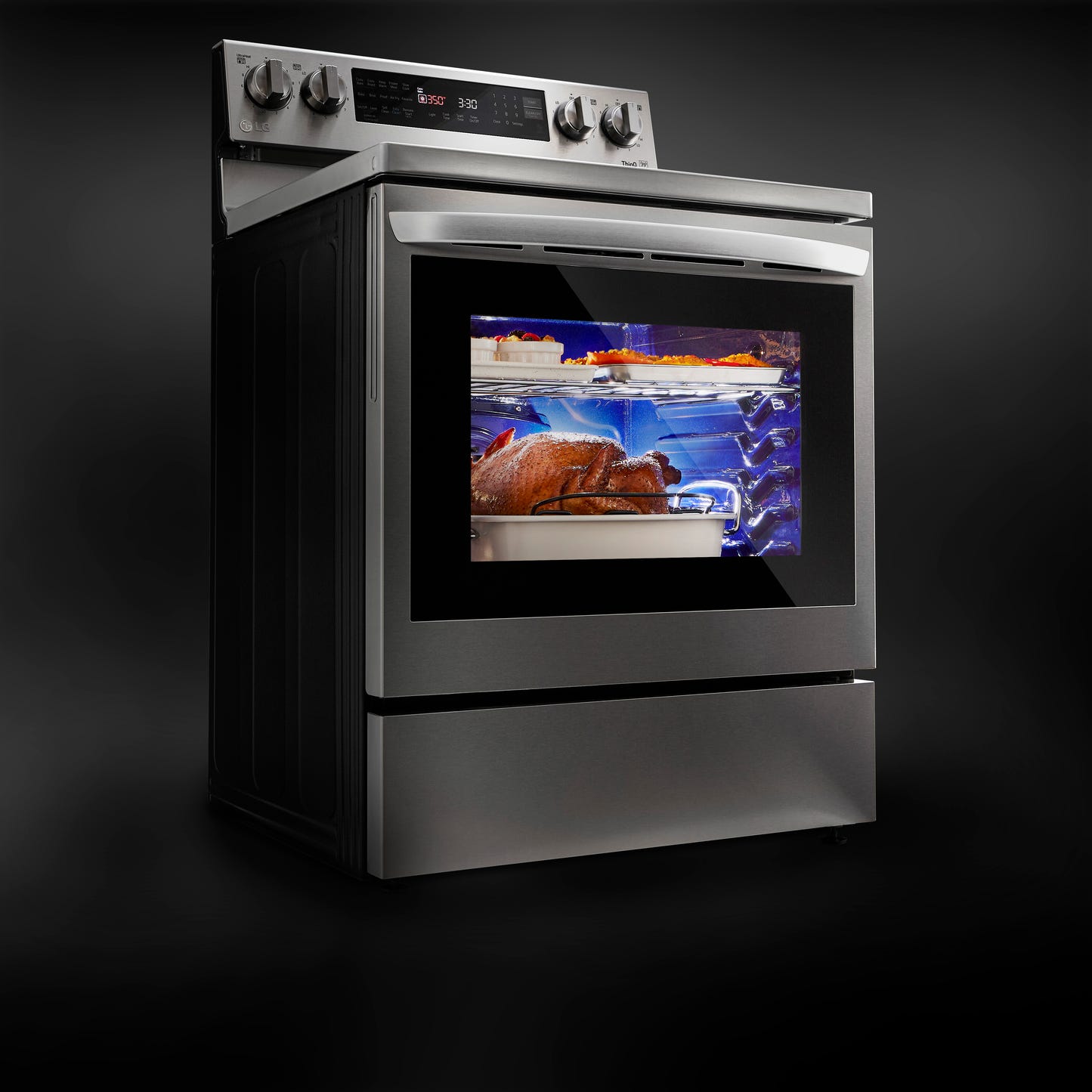 6.3 cu.ft. Air Fry InstaView ThinQ® Electric Ranges LREL6325F