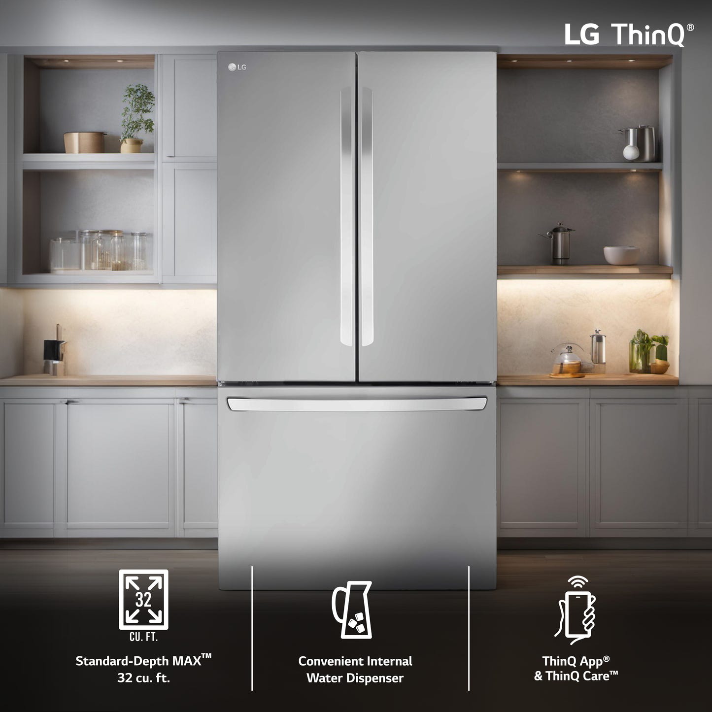 LG LRFLS3206S French Door Refrigerator