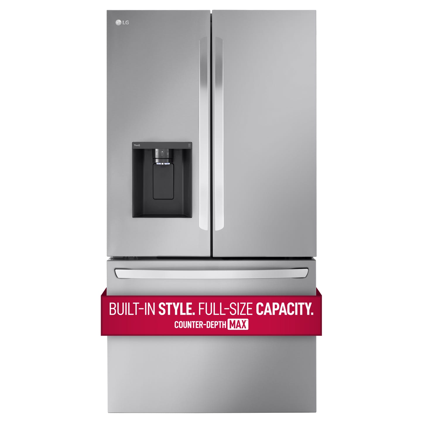 LG LRFXC2606S Counter Depth French Door Refrigerator