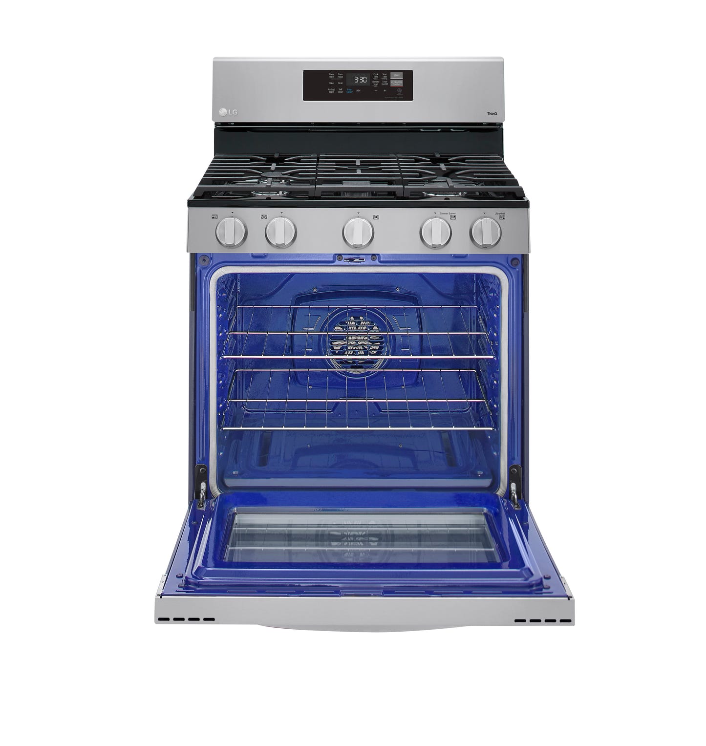 5.8 cu ft. Smart Wi-Fi Enabled Fan Convection Gas Ranges with Air Fry & EasyClean® LRGL5823S