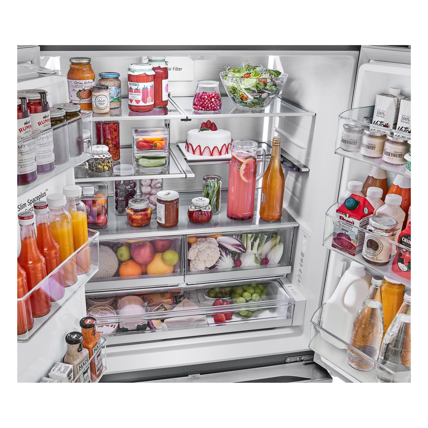 LG LRYXC2606S Counter Depth French Door Refrigerator