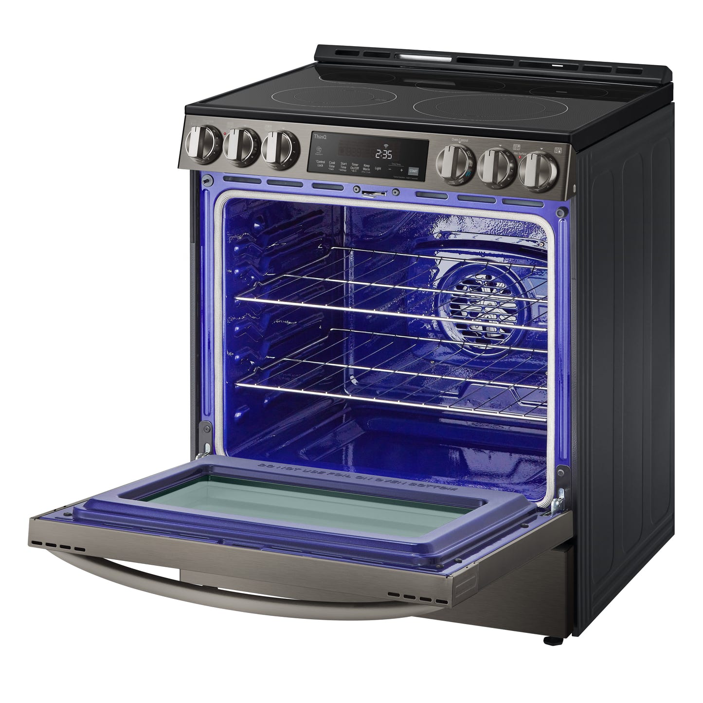 6.3 cu ft. Smart Wi-Fi Enabled Fan Convection Electric Slide-in Ranges with Air Fry & EasyClean® LSEL6333D