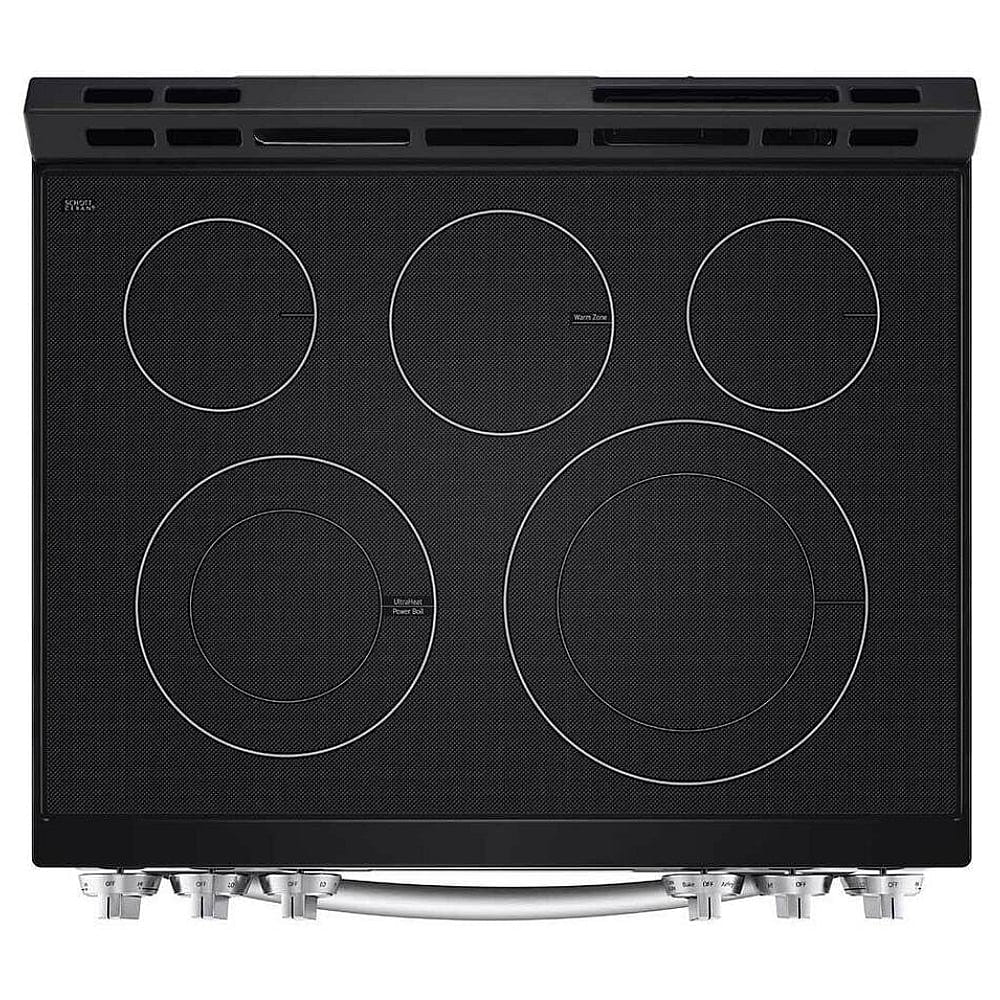 LG 6.3 cu. ft. Smart Wi-Fi Enabled Fan Convection Electric Slide-in Range with Air Fry & EasyClean® LSEL6333F