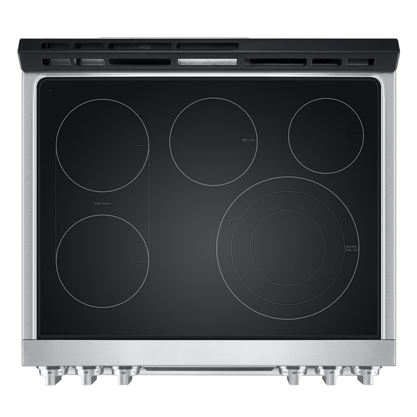 LG STUDIO 6.3 cu. ft. InstaView® Electric Slide-in Ranges with ProBake Convection® and Air Fry LSES6338F