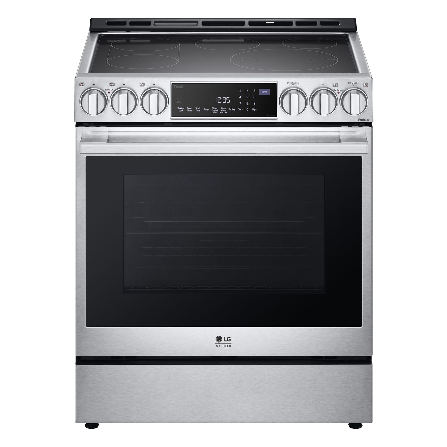 LG STUDIO 6.3 cu. ft. InstaView® Electric Slide-in Ranges with ProBake Convection® and Air Fry LSES6338F
