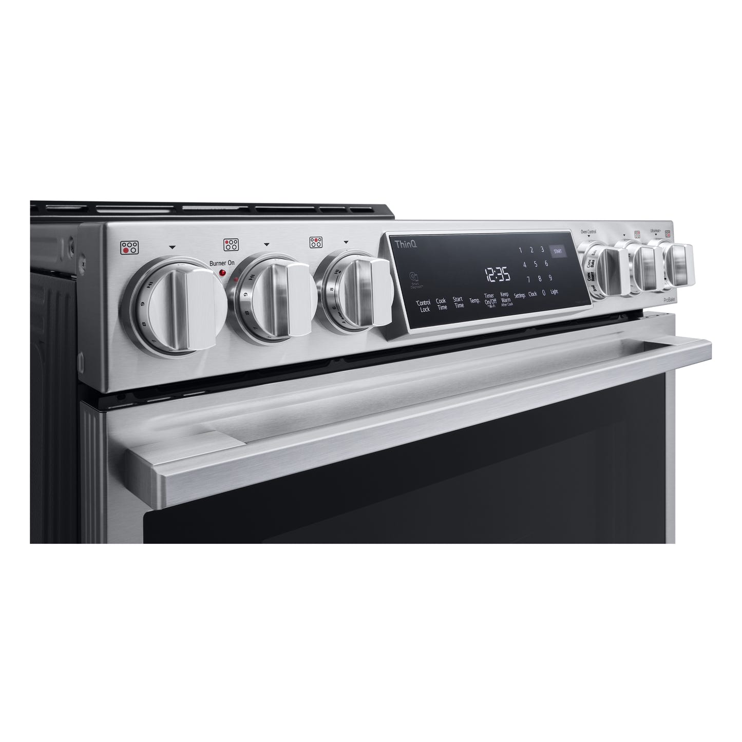 LG STUDIO 6.3 cu. ft. InstaView® Electric Slide-in Ranges with ProBake Convection® and Air Fry LSES6338F
