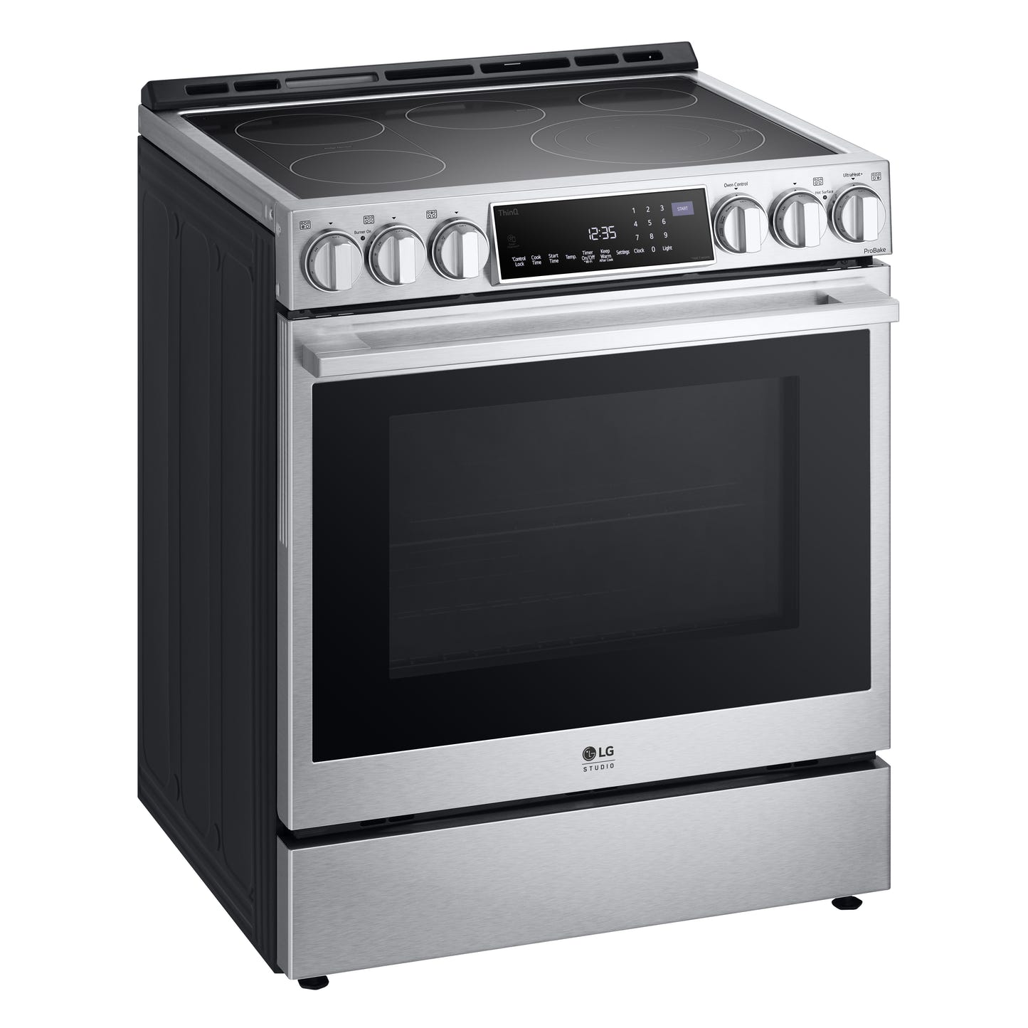 LG STUDIO 6.3 cu. ft. InstaView® Electric Slide-in Ranges with ProBake Convection® and Air Fry LSES6338F