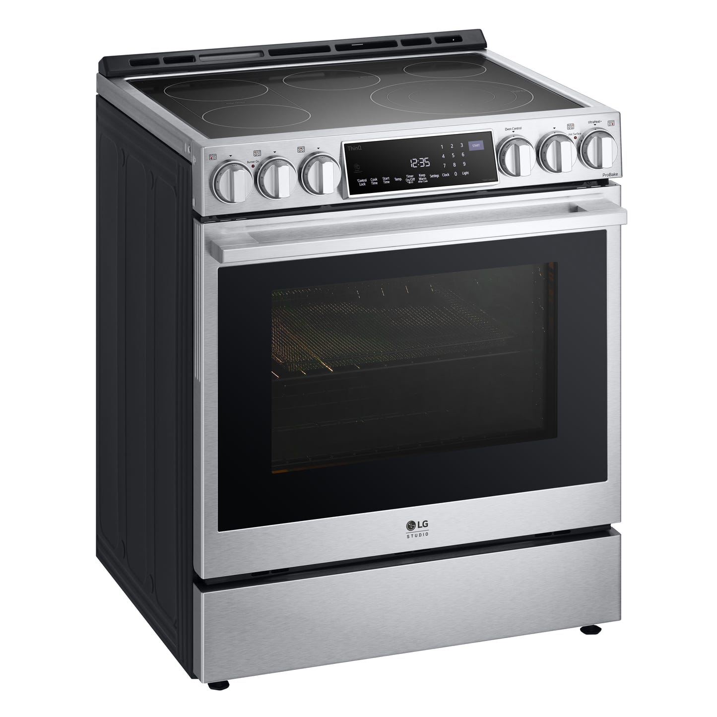 LG STUDIO 6.3 cu. ft. InstaView® Electric Slide-in Ranges with ProBake Convection® and Air Fry LSES6338F