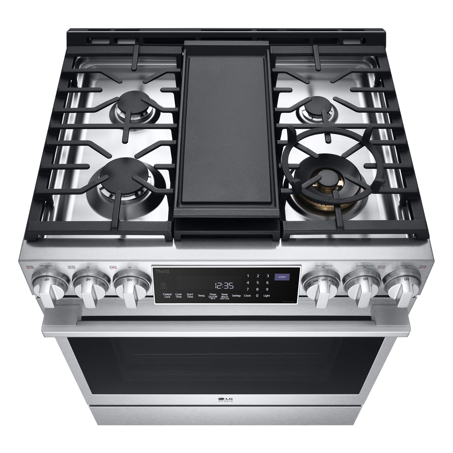 LG STUDIO 6.3 cu. ft. InstaView® Gas Slide-in Ranges with ProBake Convection® and Air Fry LSGS6338F