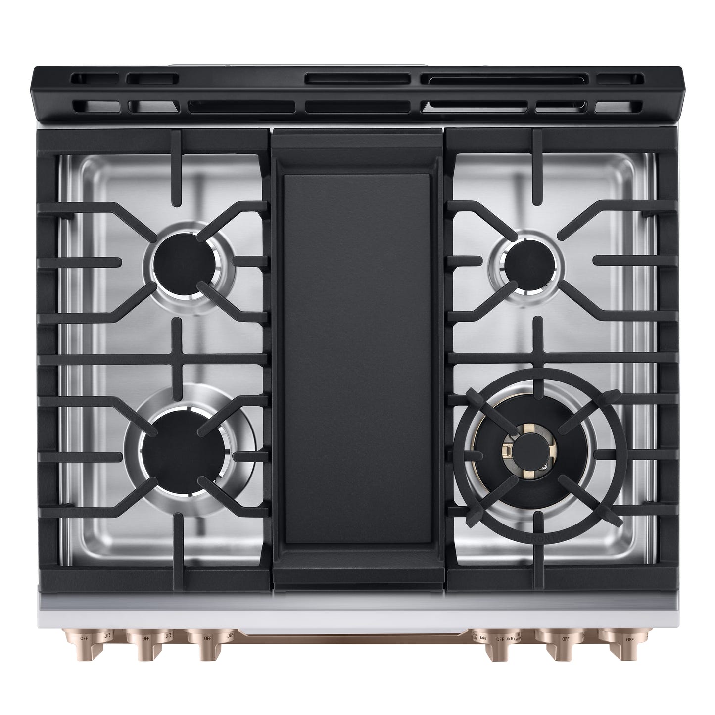 LG STUDIO Essence White 6.3 cu.ft. Gas Slide-in Ranges with InstaView® LSGS6338N
