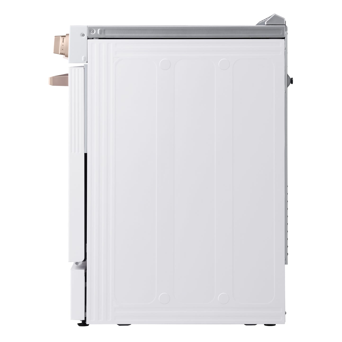 LG STUDIO Essence White 6.3 cu. ft. Induction Slide-in Ranges with InstaView® LSIS6338NE
