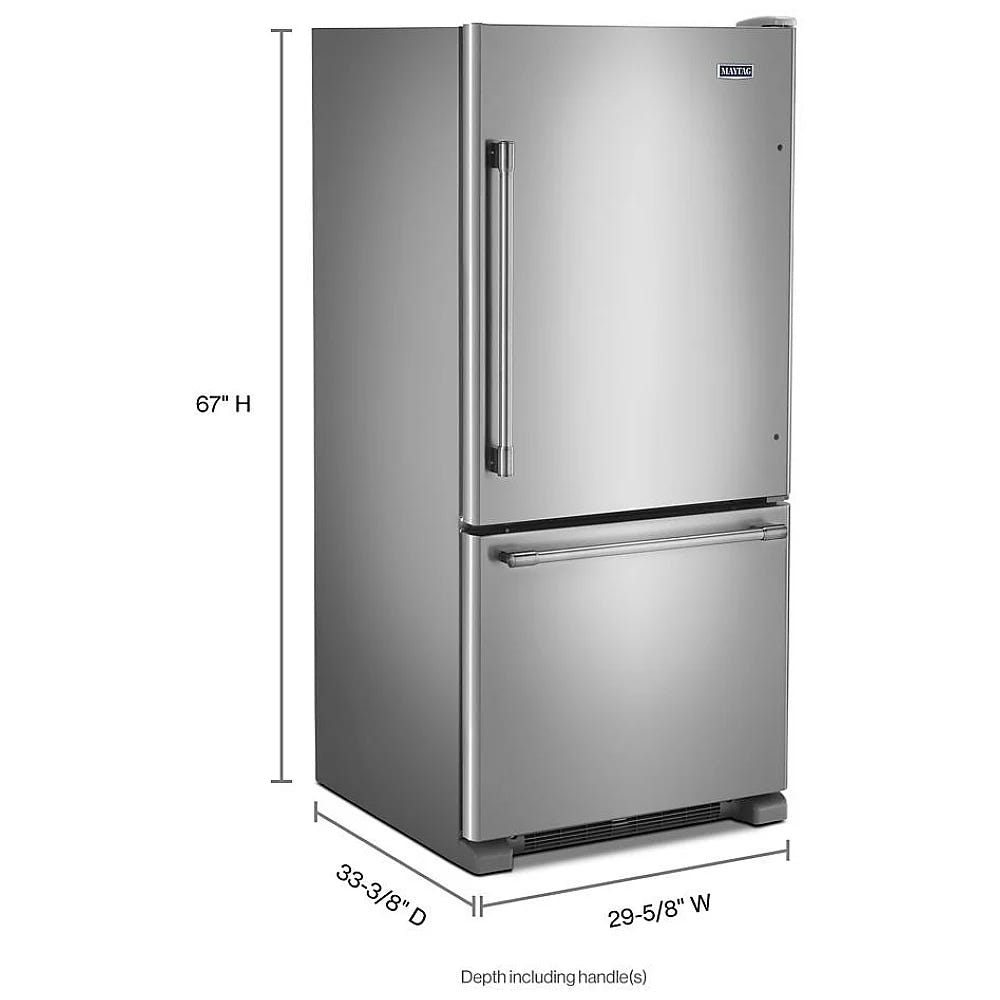 Maytag MBR1957FEZ Bottom Freezer Refrigerator