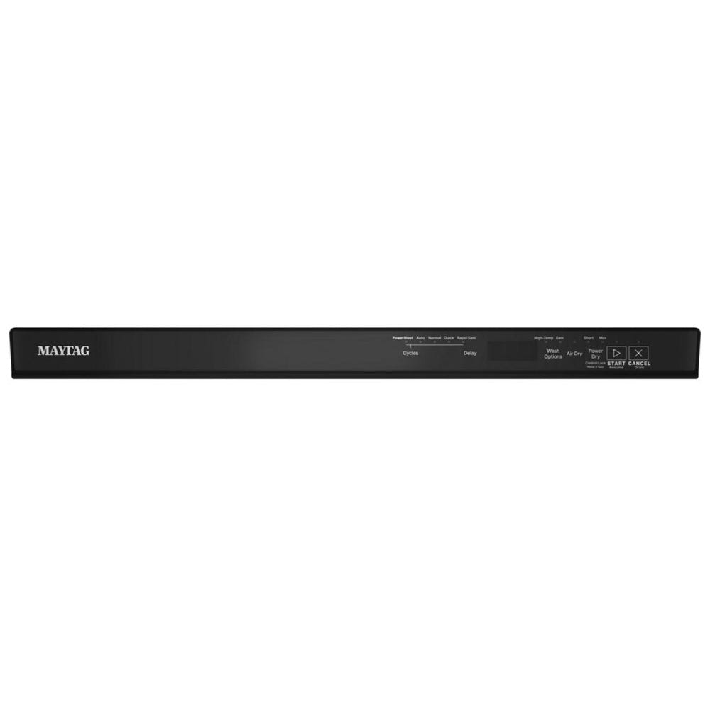Maytag MDPS7024SB Dishwasher, 24 inch Exterior Width, 47 dB Decibel Level, Fully Integrated, Stainless Steel (Interior), 5 Wash Cycles, 15 Capacity (Place Settings), Black colour