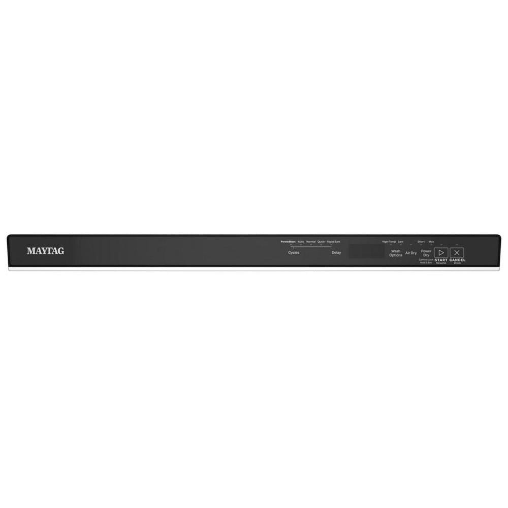 Maytag MDPS7024SW Dishwasher, 24 inch Exterior Width, 47 dB Decibel Level, Fully Integrated, Stainless Steel (Interior), 5 Wash Cycles, 15 Capacity (Place Settings), White colour