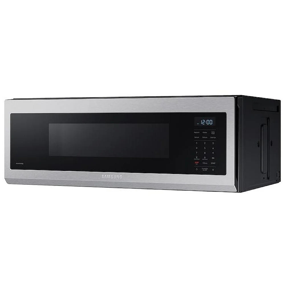 Samsung ME11A7510DS - ME11A7510DS/AC Over the Range Microwave, 30 inch Exterior Width, 1.1 cu. ft. Capacity, 400 CFM, 1,000 W Watts, Halogen , Stainless Steel colour