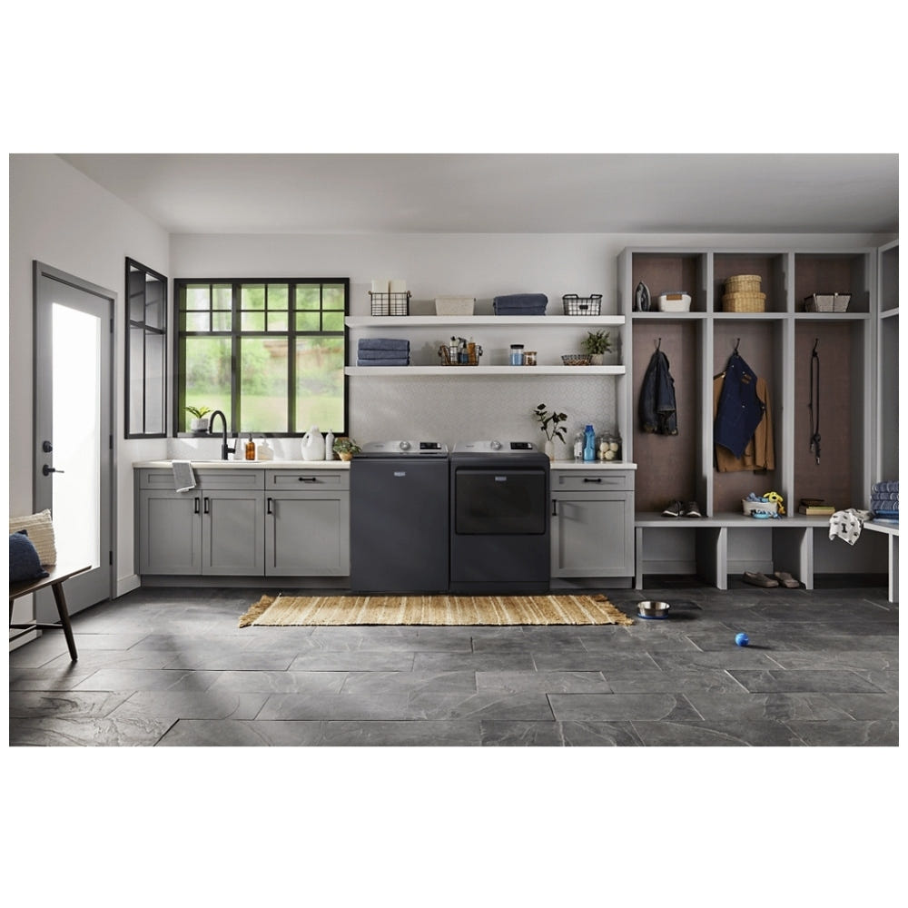 Maytag MGD7205RF Gas Dryer, 7.4 cu. ft. Dryer Capacity, 13 Dry Cycles, Steam Clean, 5 Temperature Settings, Vented, Wifi Enabled, Midnight Steel colour