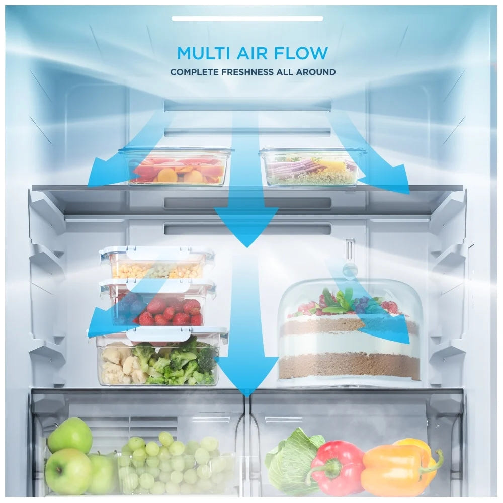 Midea MRU21C7BWW Bottom Freezer Refrigerator, 20.0 cu. ft. Capacity, White colour