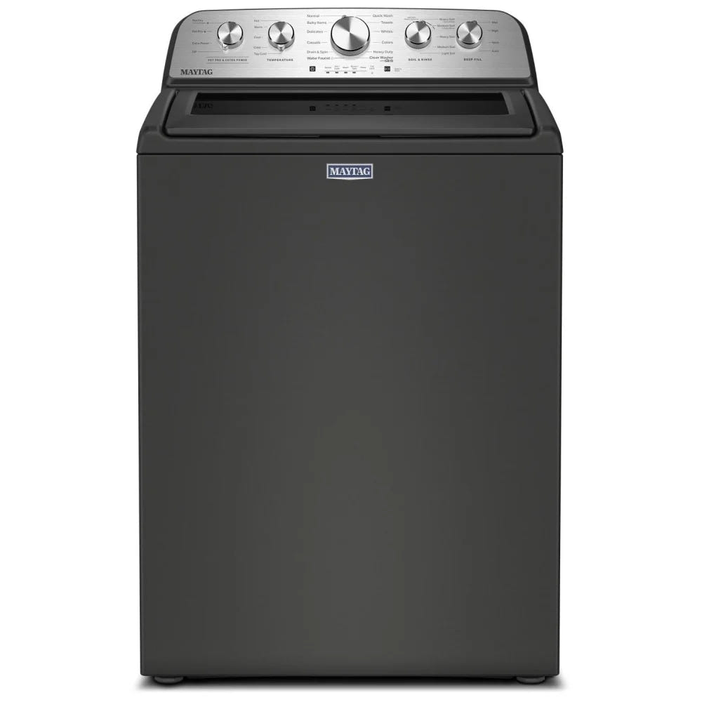 Maytag MTW5600RU 顶部装载洗衣机,5.5 立方英尺洗衣机容量,11 种洗涤程序,3 种温度设置,750 RPM 洗衣机旋转速度,叶轮