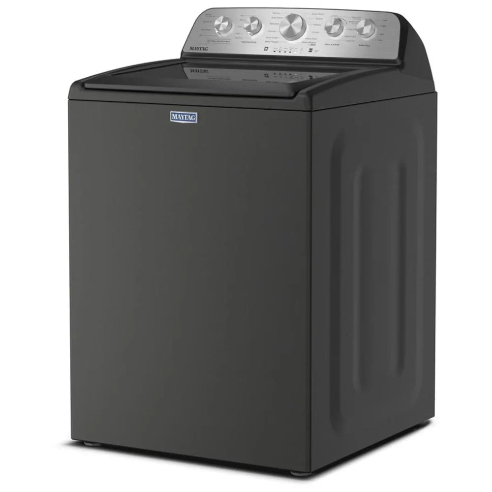 Maytag MTW5600RU 顶部装载洗衣机,5.5 立方英尺洗衣机容量,11 种洗涤程序,3 种温度设置,750 RPM 洗衣机旋转速度,叶轮