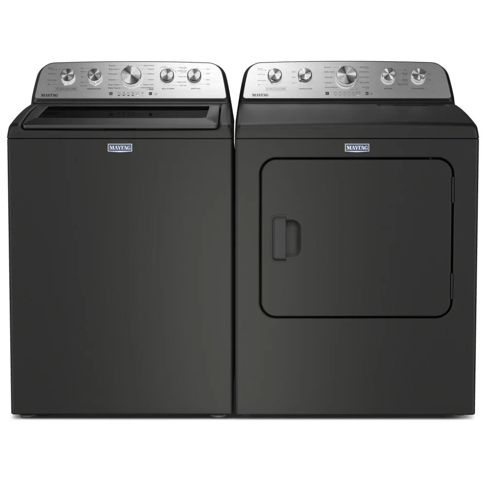 Maytag MTW5600RU 顶部装载洗衣机,5.5 立方英尺洗衣机容量,11 种洗涤程序,3 种温度设置,750 RPM 洗衣机旋转速度,叶轮