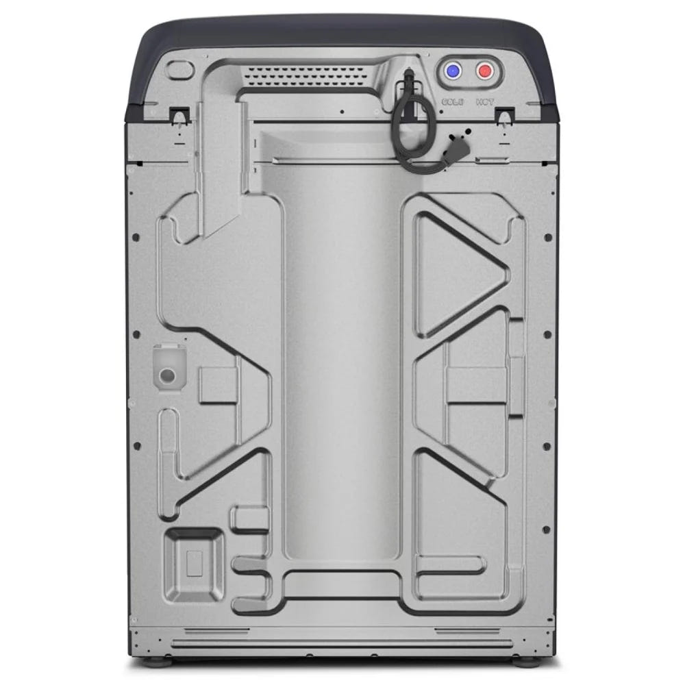 Maytag MTW6205RF 顶开式洗衣机,6 立方英尺容量,10 种洗涤程序,5 种温度设置,750 RPM 洗衣机转速,搅拌器,支持 Wifi,午夜钢色