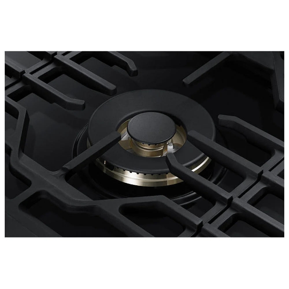 Samsung NA30N7755TG Gas Cooktop, 30 inch Exterior Width, 5 Burners, 22,000 BTU Highest Burner, Black Stainless Steel colour