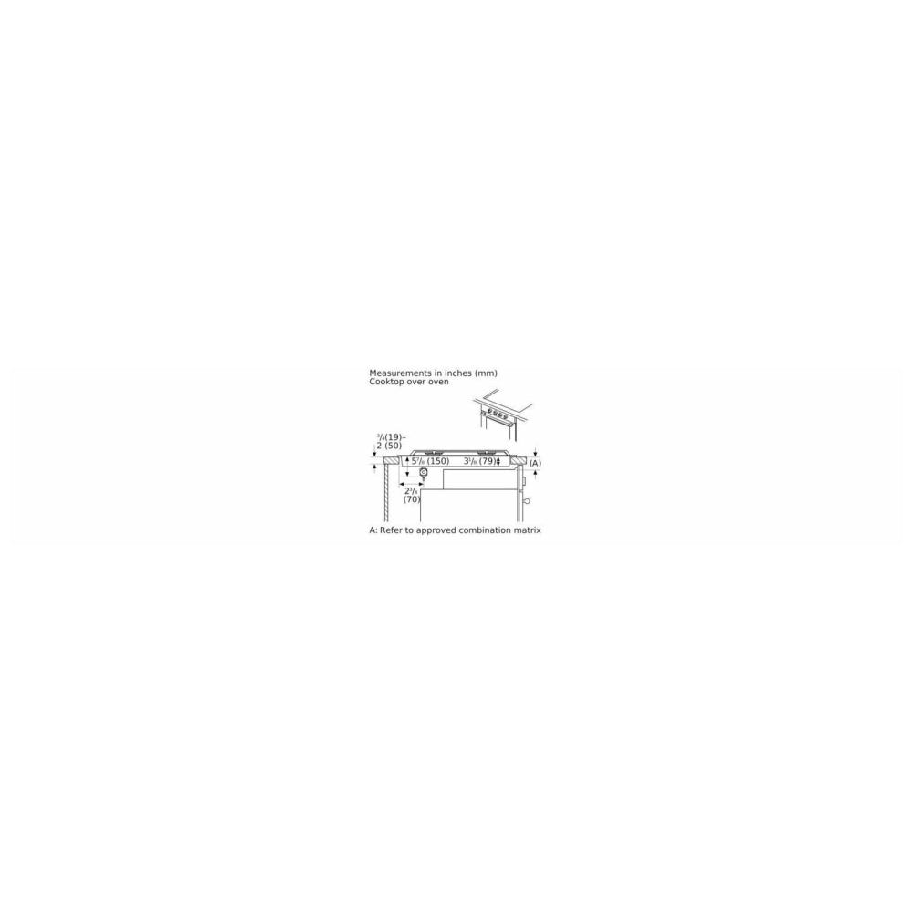 Bosch 800 Series NGM8059UC Gas Cooktop