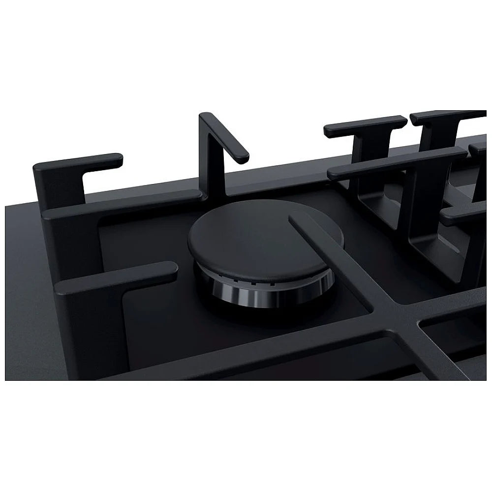 36" Bosch Benchmark Gas Cooktop, Benchmark, Tempered Glass, FlameSelect NGMP677UC - Dark Silver finish view