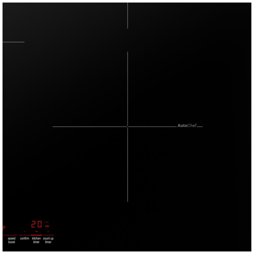 36" Induction Cooktop, Black, Stainless Steel Frame, Home Connect NIT8660SUC