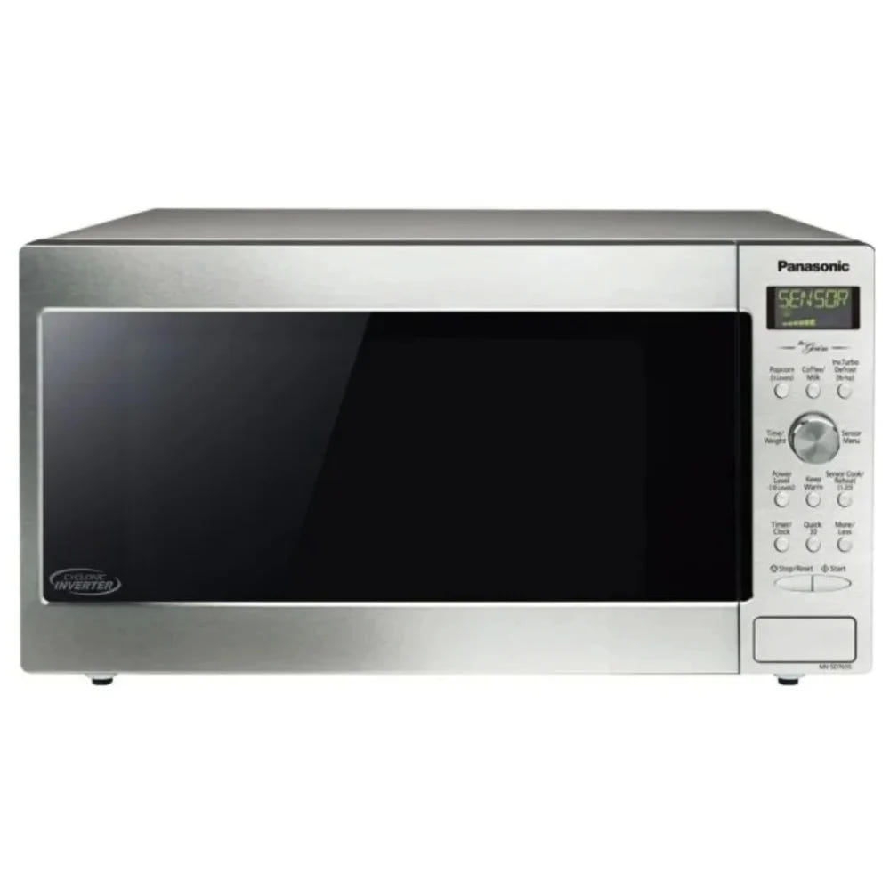 Panasonic NNSD765SC Countertop Microwave, 20 inch Exterior Width, 1.6 cu. ft. Capacity, 1,200 W Watts, Stainless Steel colour Genius Cyclonic Inverter