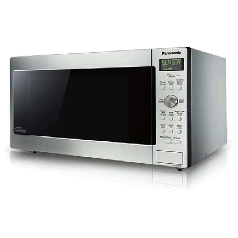 Panasonic NNSD765SC Countertop Microwave, 20 inch Exterior Width, 1.6 cu. ft. Capacity, 1,200 W Watts, Stainless Steel colour Genius Cyclonic Inverter