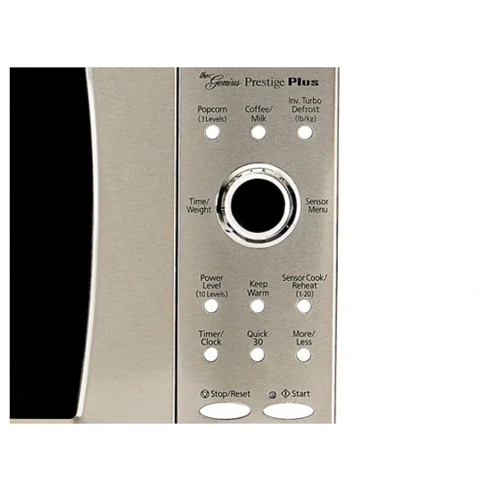 Panasonic NNSE996SC Countertop Microwave handle detail