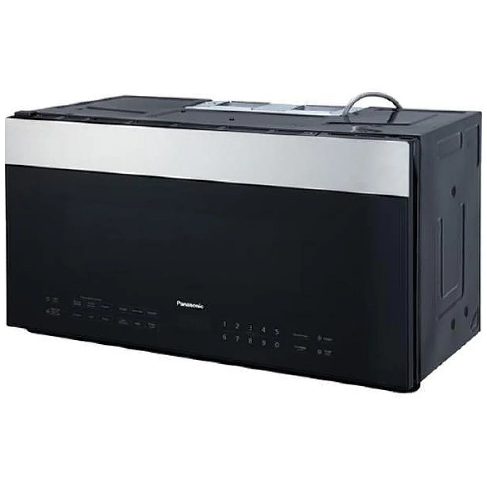 Panasonic NNSG158S Over the Range Microwave, 30 inch Exterior Width, 1.9 cu. ft. Capacity, 400 CFM, 1,000 W Watts, LED, Stainless Steel colour Genius Sensor Cooking