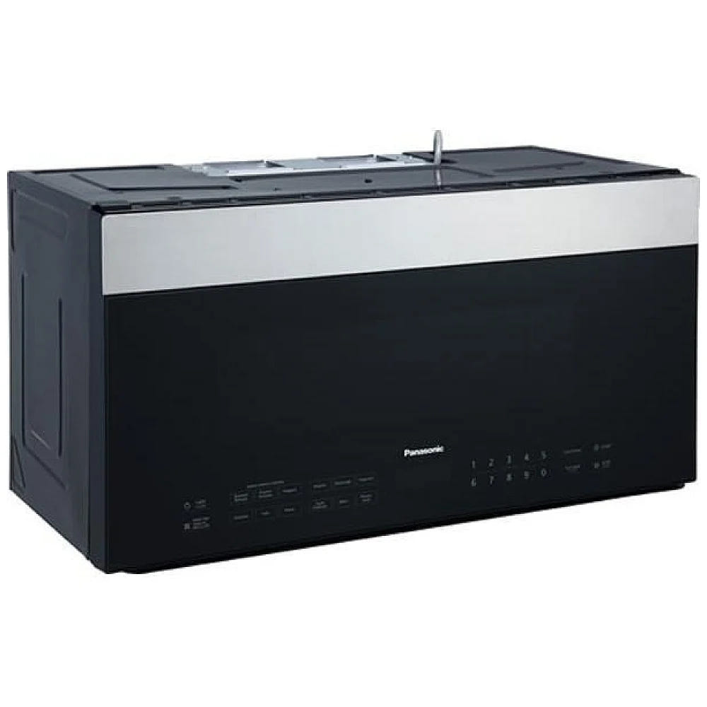 Panasonic NNSG158S Over the Range Microwave, 30 inch Exterior Width, 1.9 cu. ft. Capacity, 400 CFM, 1,000 W Watts, LED, Stainless Steel colour Genius Sensor Cooking